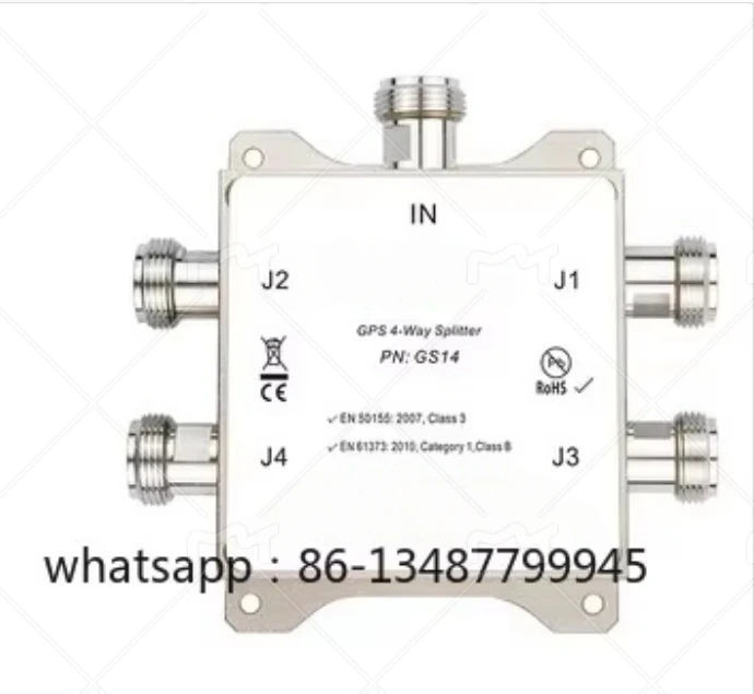 

4-канальный делитель мощности GPS Beidou спутниковый сигнал 1:4 1,1-1,7G RF интерфейс N/SMA/TNC GS14