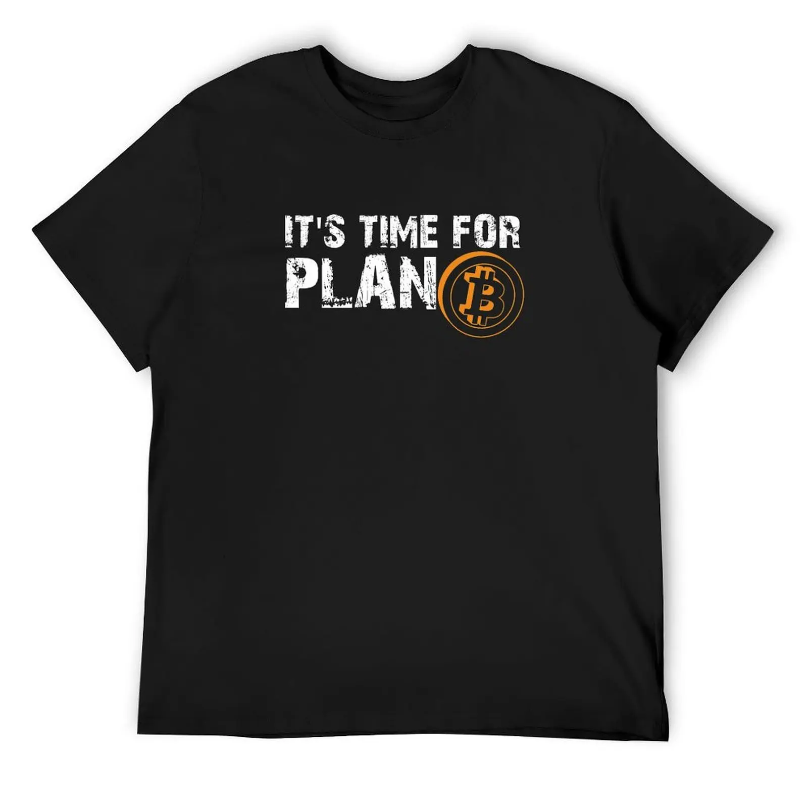 It's Time For Plan Bitcon Cryptocurrency Bitcoin Shirt T-Shirt Aesthetic clothing summer clothes boys animal print Men's t-shirt