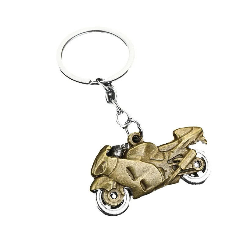 Fashion Men Cool Motorcycle Pendant Alloy Keychain Car Key Ring Key Chain Gift