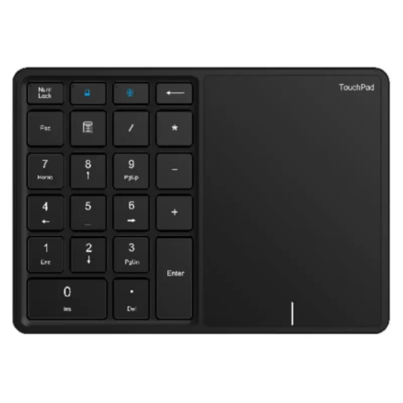 Exquisite-Digital Keyboard Numeric Keypad With Touchpad USB+ Bluetooth Wireless 22 Keys Number Keypad
