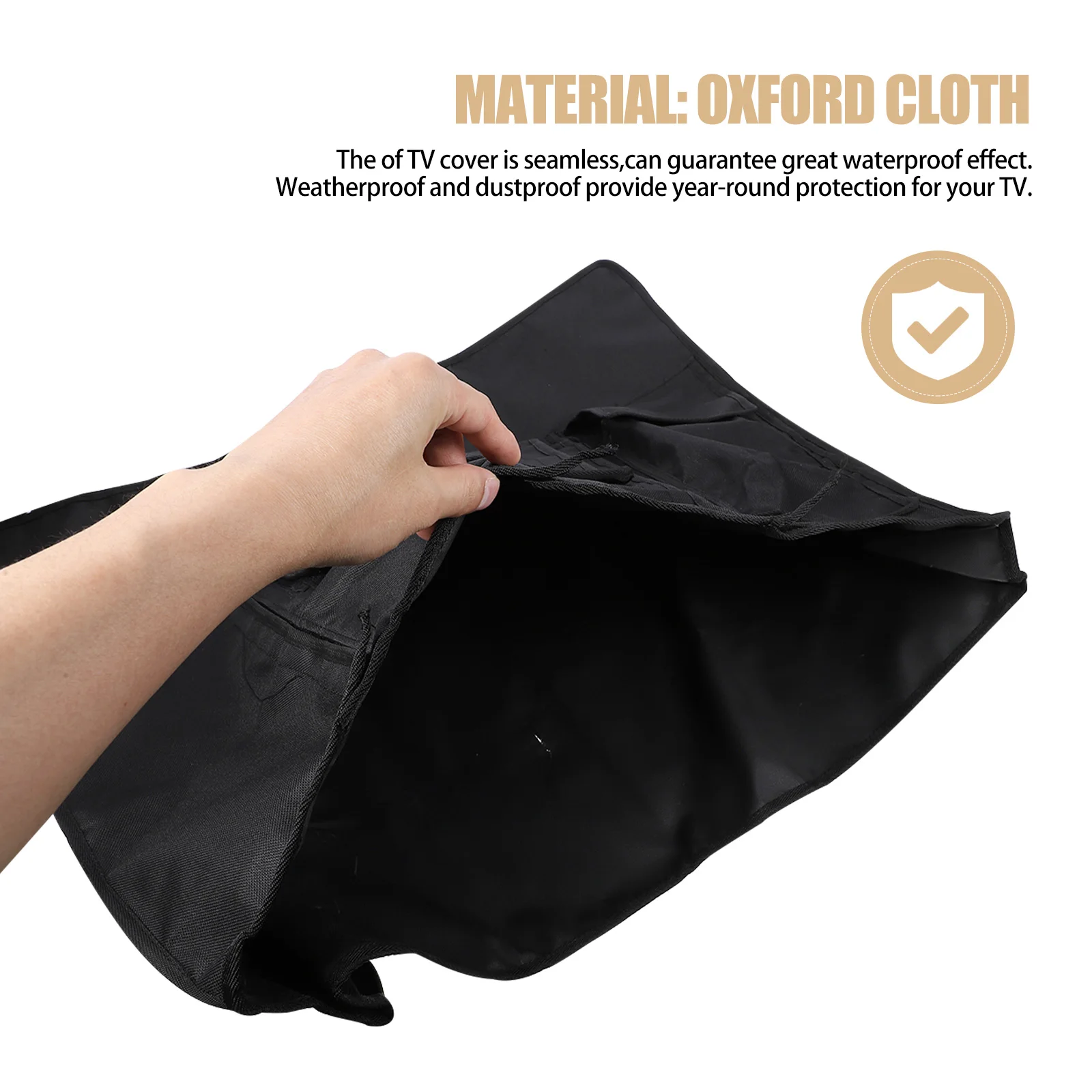 

Set Cover 30-32inch Waterproof Outdoor Television Protector Durable Material Weatherproof Year-Round Protection