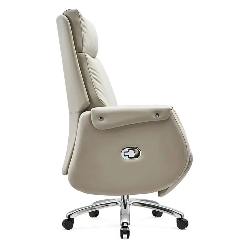 Luxury Boss Leather Electric Adjustment Ergonomic Massage Revolving Recliner Swivel Office Chair