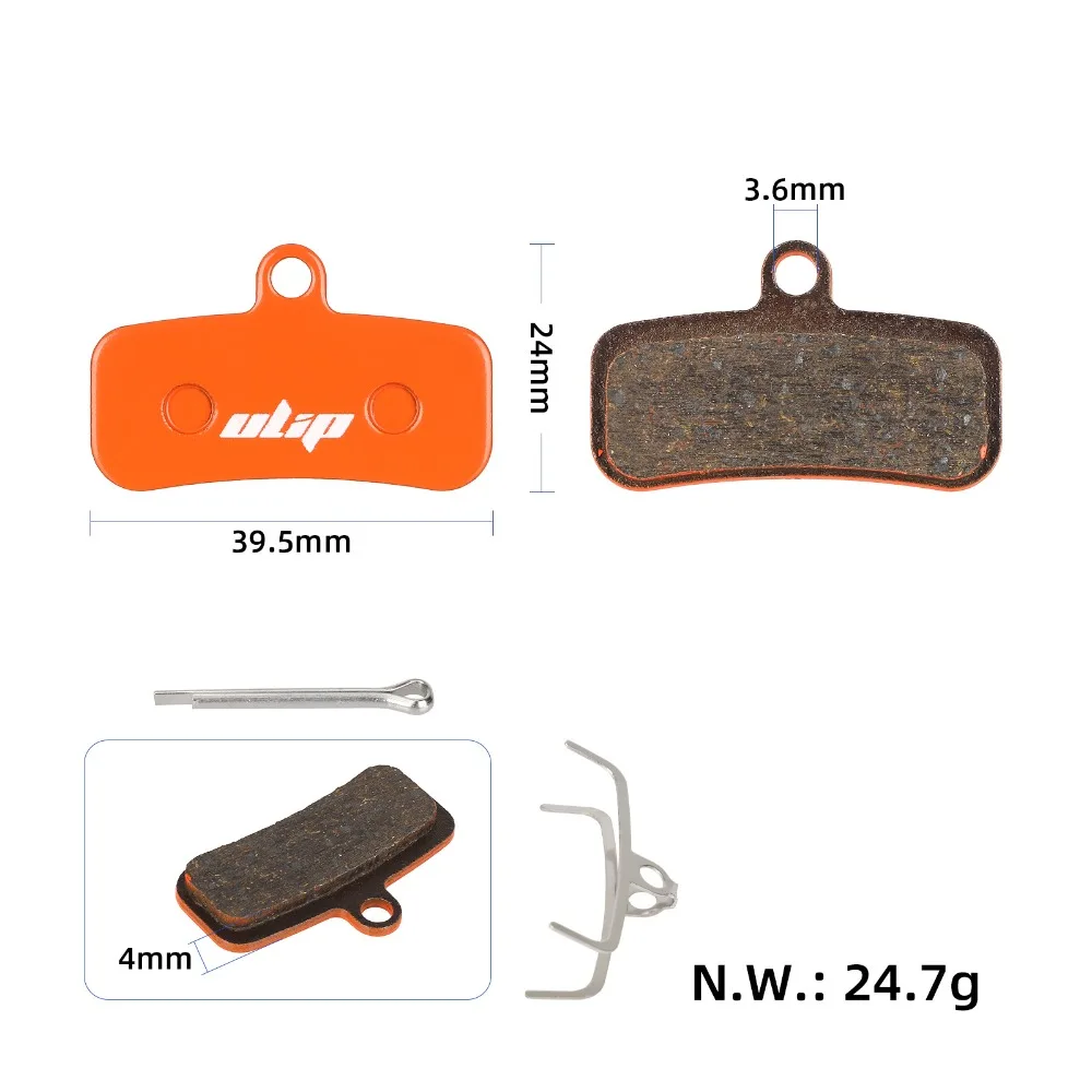 

Ulip Bicycle Hydraulic Disc Brake Pads for SHIMANOZEEM640 Metallic Brake Pads Metal Road MTB Bike Brake Pads Bike Accessories