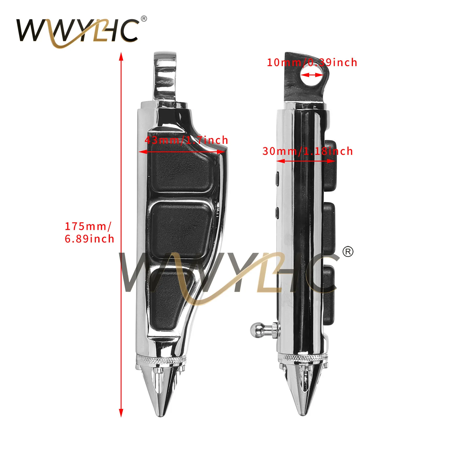 Motorcycle Pedal 883/1200 Car Bumper Guard Universal