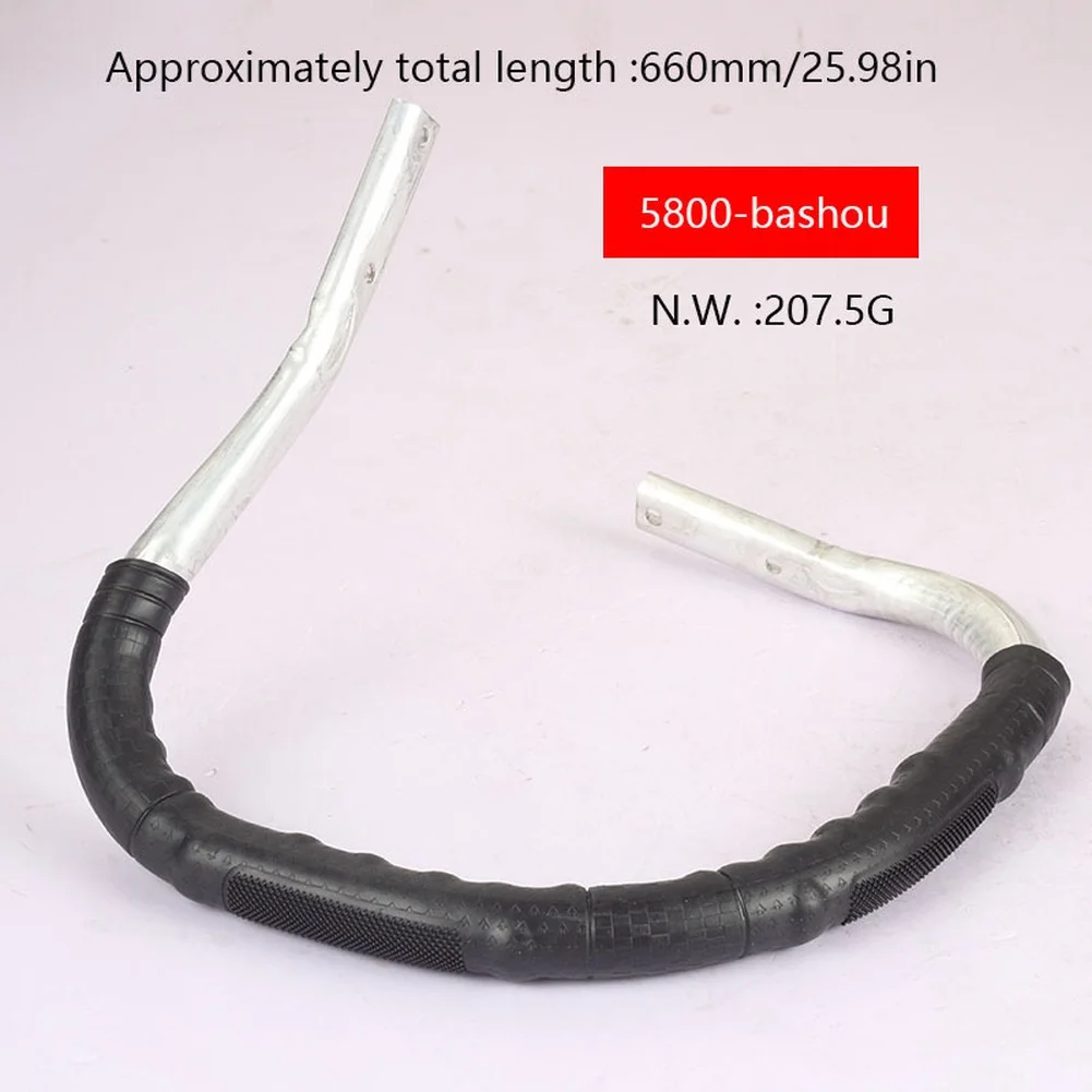 660mm Alloy Handle for FOR For chainsaw For 52cc 58cc Replacement Fits 5200 5800 Models Ergonomic Black Silver