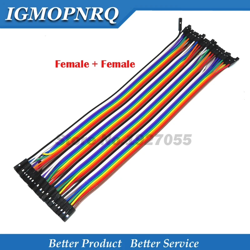 デュポン-arduino diyキット用ケーブル,120個,10cmおよび20cmオス-オス,オス-メスおよびメス-メス