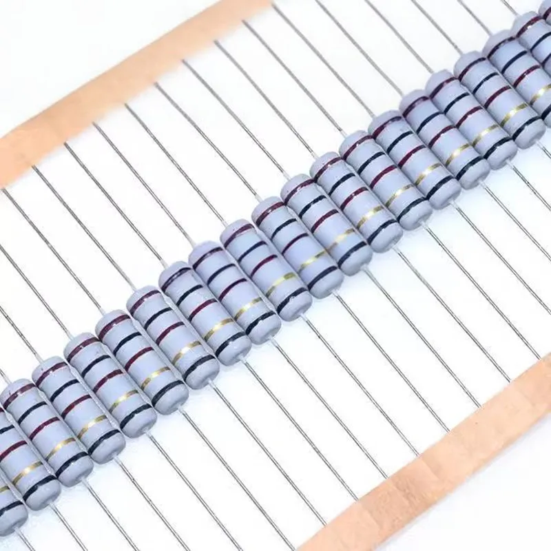 20PCS 2W Wire-wound Fuse Resistor 5% Tolerance Ohm Values 100R/150R/200R/270R/300R/330R/390R/470R/510R Ohm for Electronics