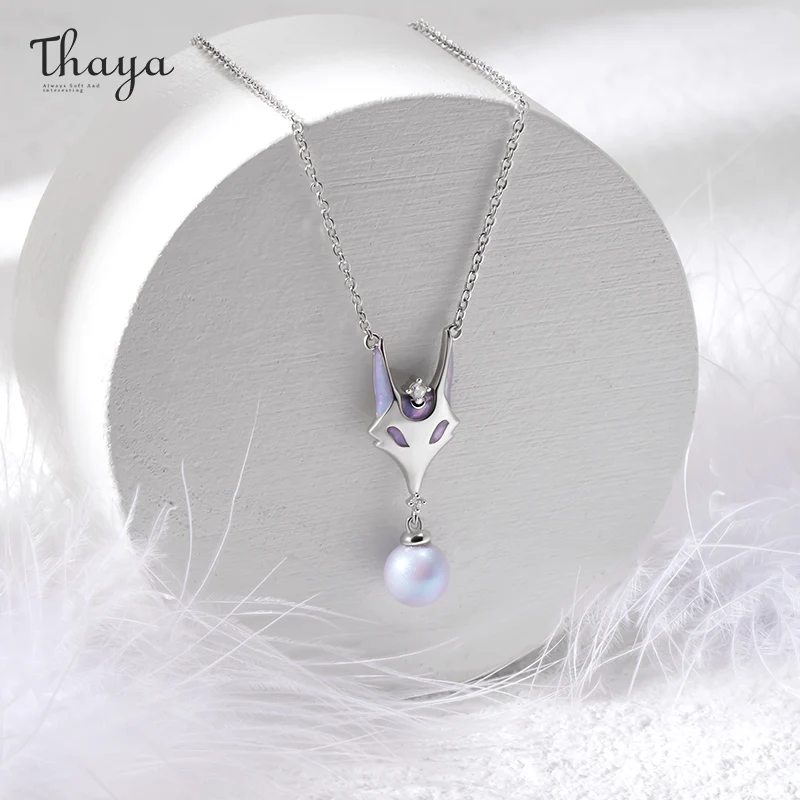 Thaya Unique Fox Design Pendant Women Necklace Elegant Women Chorker Fashion Earrings For Women Crystal Party Fine Jewelry Sets