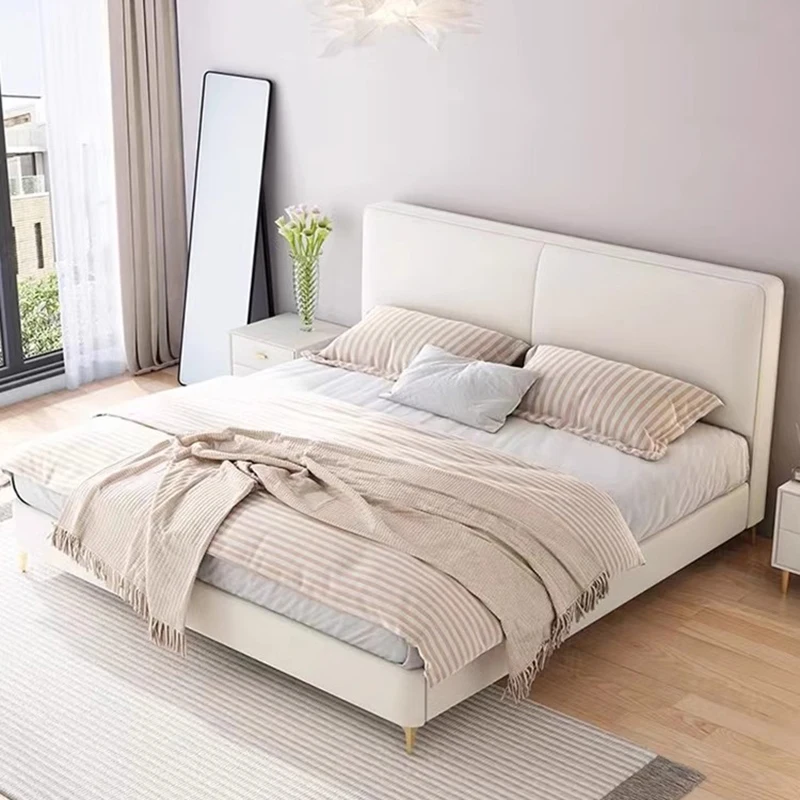 Frame White Beds Living Room Mattresses Luxury Loft Wooden Beauty Frame Comforter Beds Design Camas Infantiles Design Furniture