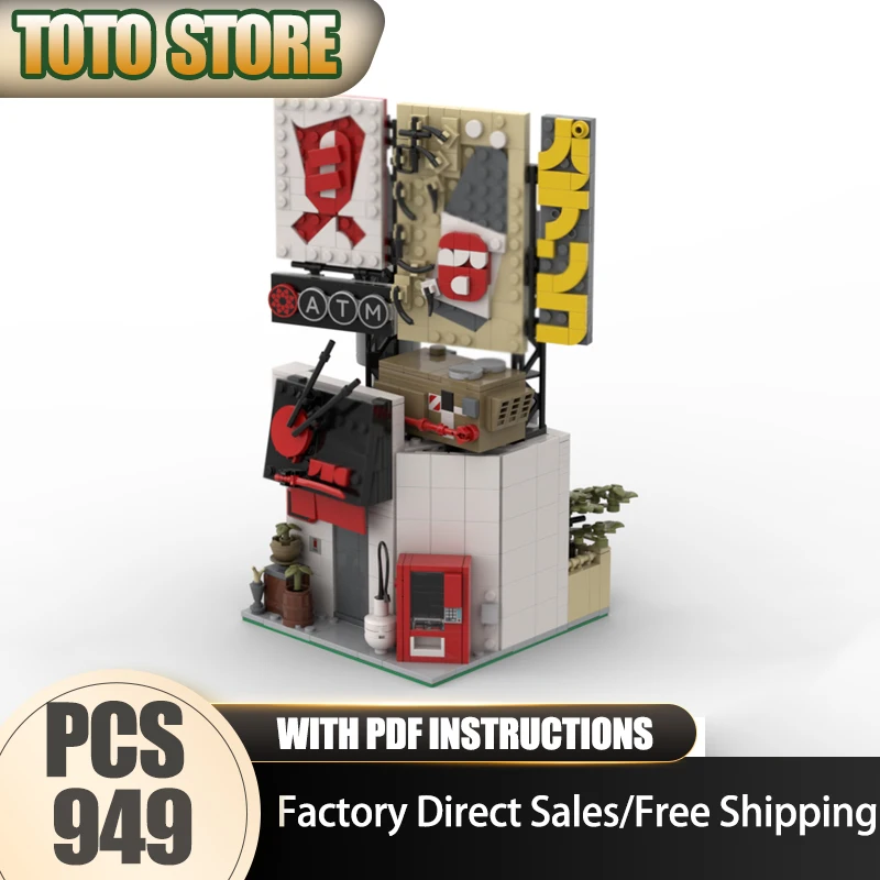 

Moc Building Blocks Japanese Concert Hall Model Technology Bricks Assembly City Street View Model Holiday Construstion Gifts Toy