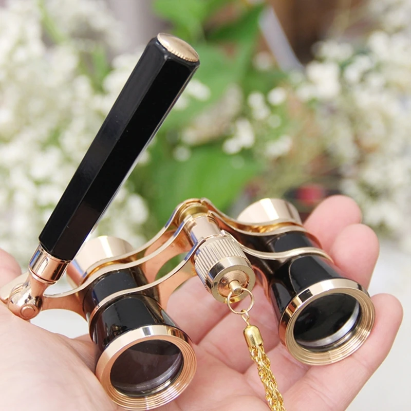 

Multifunctional Binoculars for Concert Theater Adults Kids Universal Lorgnette Theater Glasses with Chain Handle Wholesale