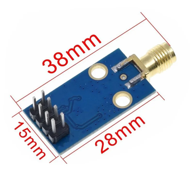 CC1101 wireless module with external antenna with rich routines