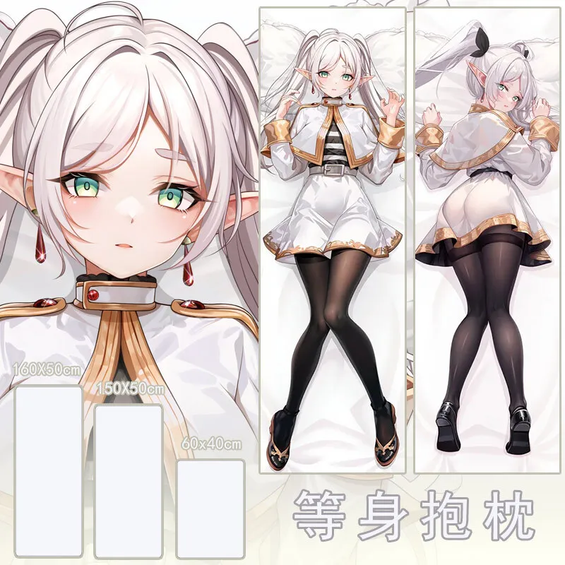 

Japanese Anime Frieren: Beyond Journey's End Sexy Dakimakura Hing Body Pillow Case Cover Pillowcase Cushion Bedding Gifts HMA