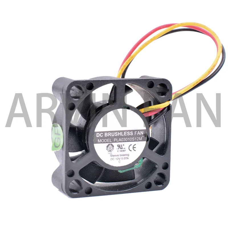 Brand New Original COOLING REVOLUTION PLA03010S12M 3cm 30mm Fan 3010 12V 0.07A Router Network Box Micro Cooling Fan