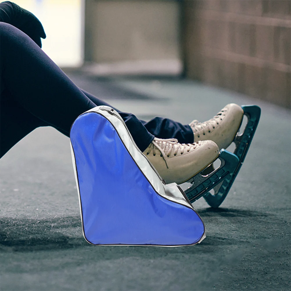 2Pcs Roller Skates Bag Large Size Wear-Resist Portable Skate Storage Pouch for Girls Ice Skating Accessories Trendy Design