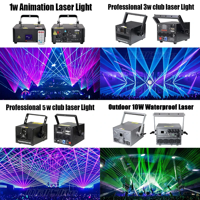 Wedding   Lights Show 1w 3w 5w 10w ILDA Laser Snow Projector Party Disco Stage Animation Lazer Dj Laser Lights for Wedding