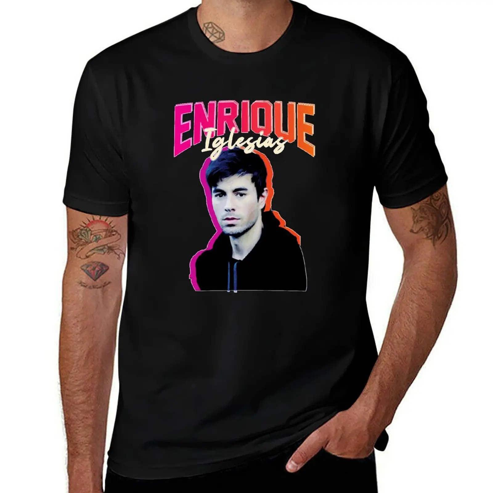 

ENRIQUE IGLESIAS 1 T-Shirt cotton t shirt pack t shirts for man cotton funny anime tshirt T-Shirt