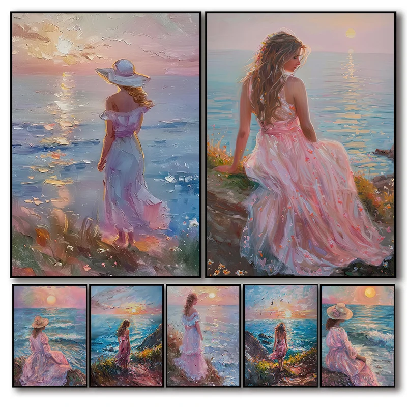 (No frame)Vintage Greek Goddess Aphrodite Posters Birth Of Venus Myth Fine Prints Canvas Painting Wall Art Pictures Home Livi