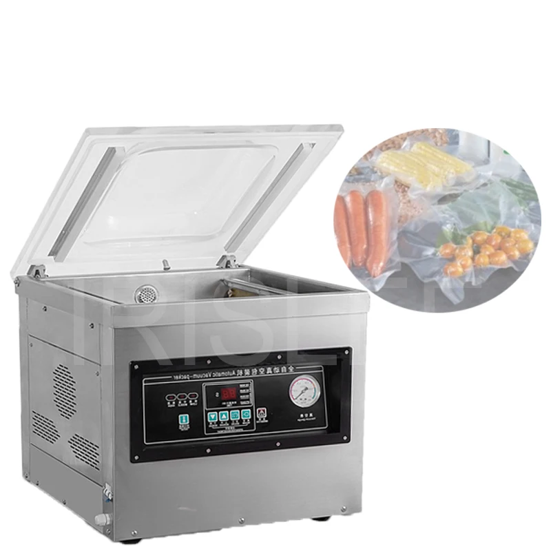 

Table Vacuum Packing Machine Commercial Vacuum Bag Sealer Vacuum Sealing Food Nut/Fruit/Meat Plastic Bag Packaging Machine