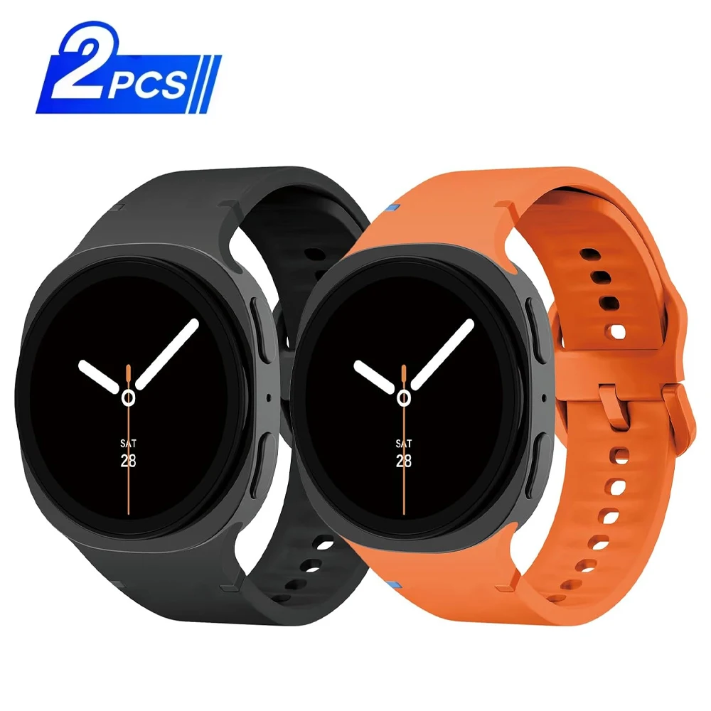 Official Sport Straps for Samsung Galaxy Watch 8/9/8 classic 46mm 44mm 40mm Wristband Blet Bracelets correa Galaxy Watch 9 Band