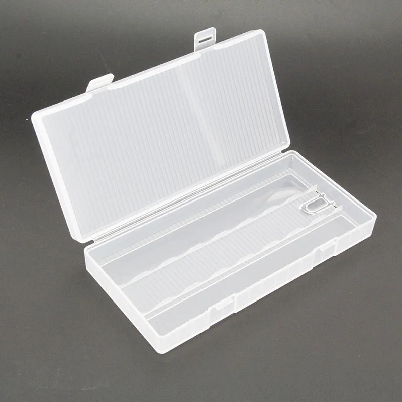 8-Slots for 18650 Rechargeable Battery Storage Box Holder Container Plastic Box 8 Section Equipment Thicken