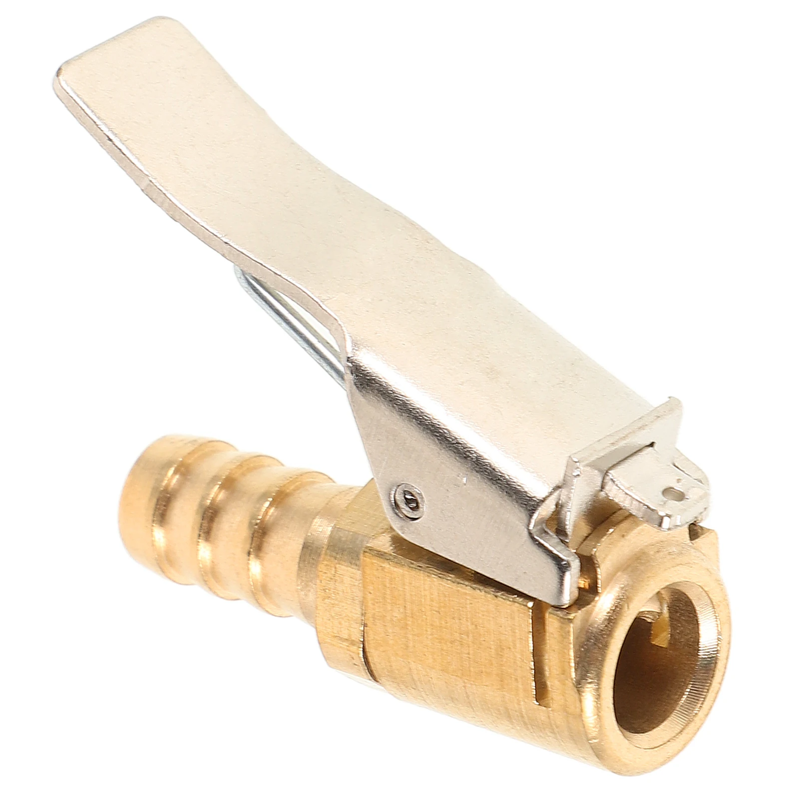 

Quick Connect Adapter Inflator Air Hose Nozzle Brass Chuck Tire Deflator Clamp Locking Automotive Repair Tool Universal Design