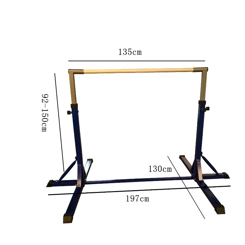 Adjustable Gymnastics Horizontal Bars for Kids Aged 5-20 Home Gym Equipment Steel