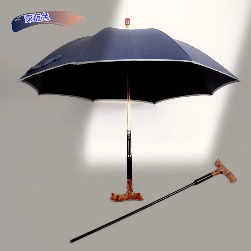 Multifunctional crutches and umbrellas are separated from weather and rain, and the elderly  thickened, strong and non-slip.