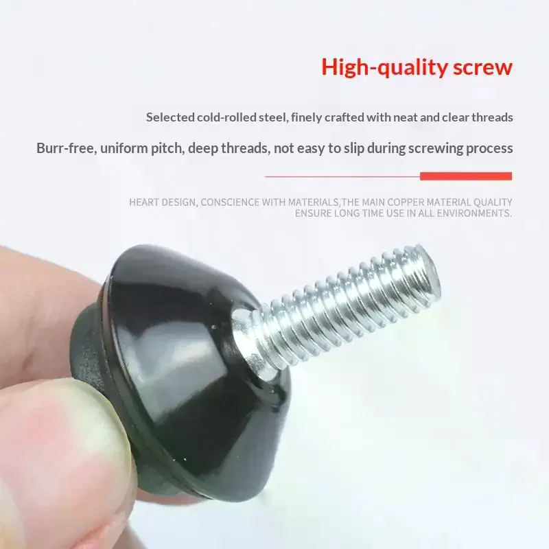 4Pcs Adjustable Metal Furniture Levelers Feet Leg M6*15*23MM Thread Screws For Cabinet Table Chair Machine Base