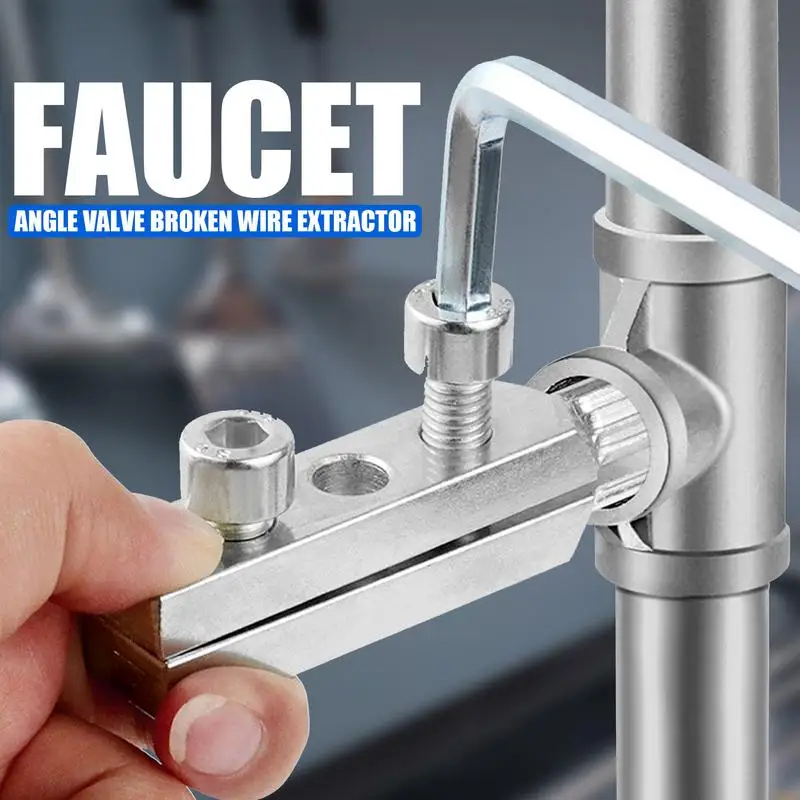 Broken Faucet Extractor Broken Faucet Pipe Remover Multifunctional Handle Damaged Screw Bolt Remover Set For Household