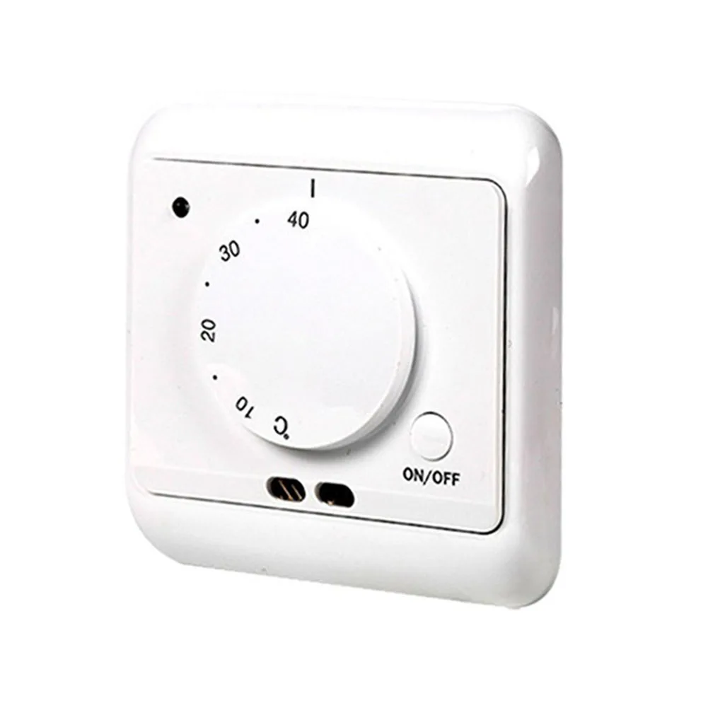 

Электрический пленочный термостат, датчик температуры, контроллер температуры 16A 86*86*41 мм для системы подогрева пола, высокая мощность IP20