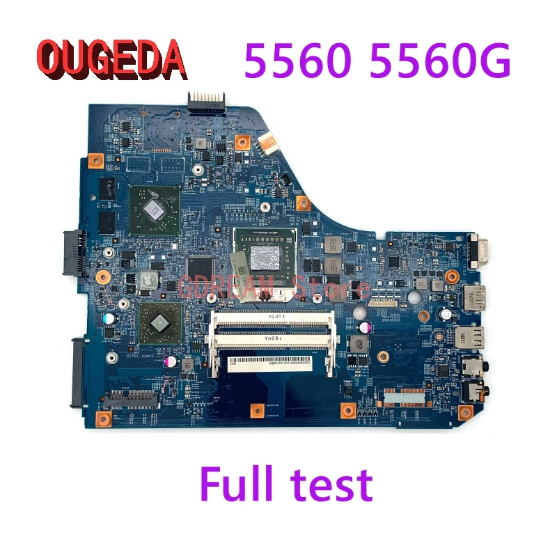 

OUGEDA MBRNX01001 MBRUP01001 48.4M702.011 laptop motherboard for acer aspire 5560 5560G 15.6'' DDR3 HD 6470M GPU main board test