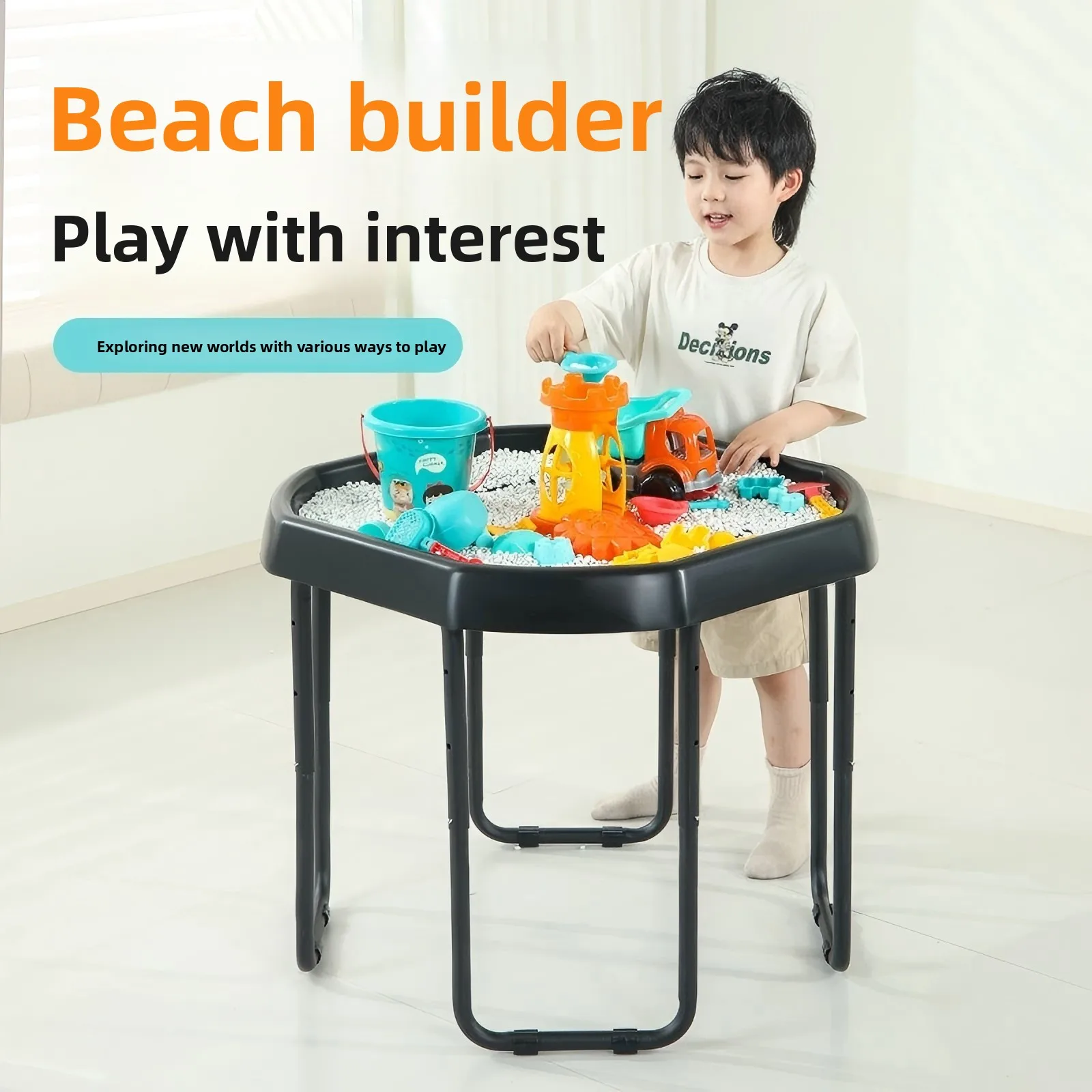 

Children's Water Play Sand Table Sensory Basin Lifting Children's Sand Water Basin Game Multifunctional Toy Table