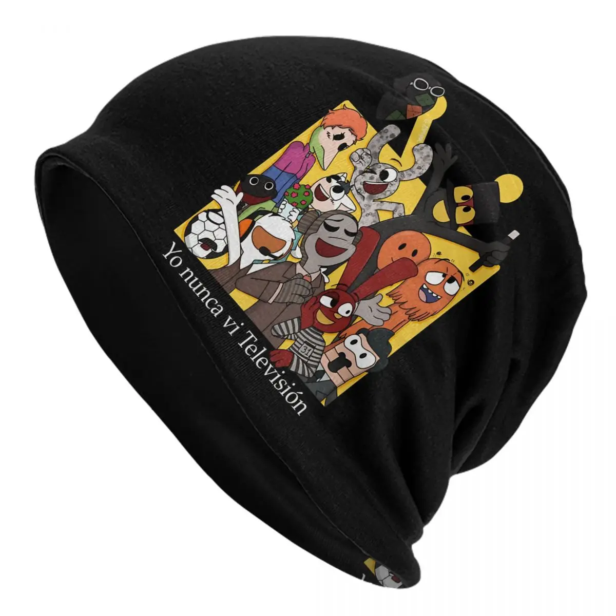 I Never Watched Television Bonnet Hats Hip Hop Street 31 Minutos Comedy Skullies Beanies Hats Men's Women's Warm Dual-use Caps