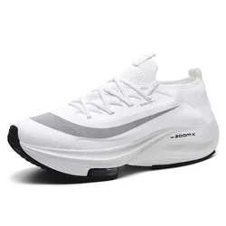 Outdoor Marathon Couple Sneaker Height Increasing Running Shoes for Men Original Soft Walking Tenis Boys Girls Sport Footwear 46