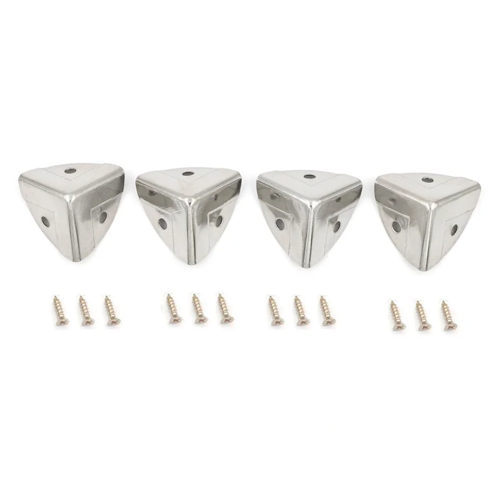 Corner Guard Corner Protect 2.4*2.4*2.4cm 4/8/12PCS High Quality Flight Cases Parts For Suitcases For Wooden Suitcases