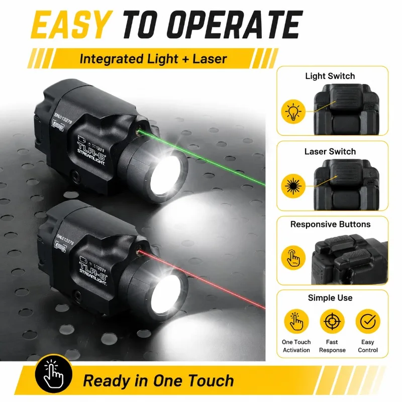 Integrated Green Red Laser Lighting Lamp High Lumen 20MM Clamp Structure Spare Accessories