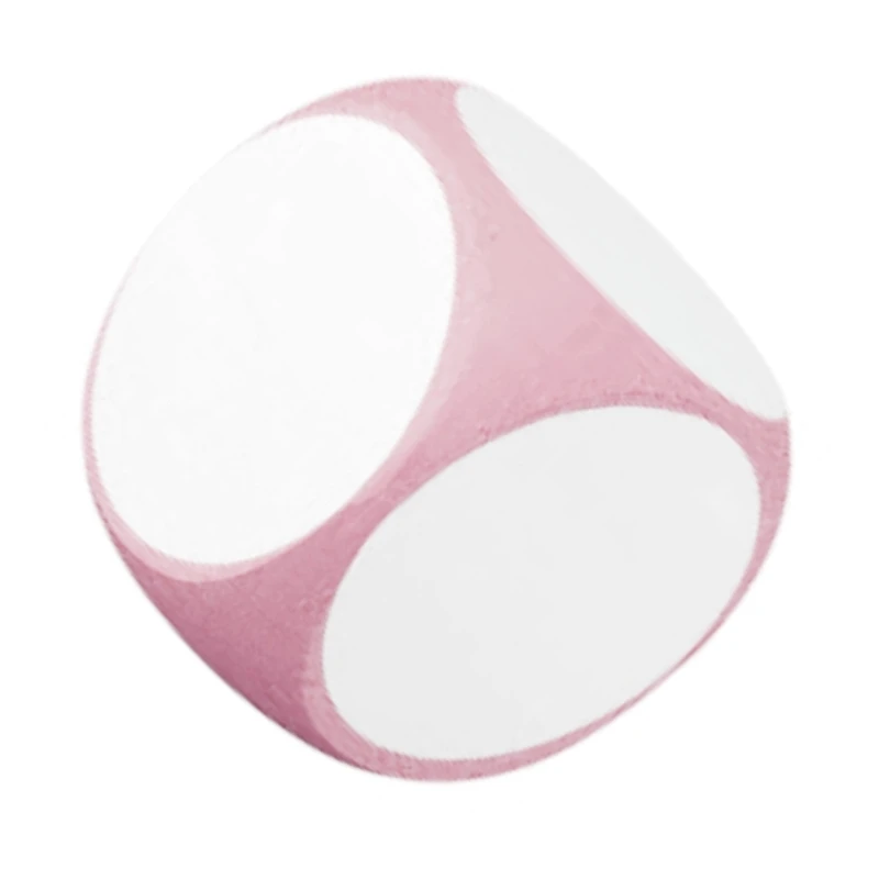 E9LB DIY пустые кубики для записи/стирания кубиков, очищаемые пустые игровые кубики для классной комнаты