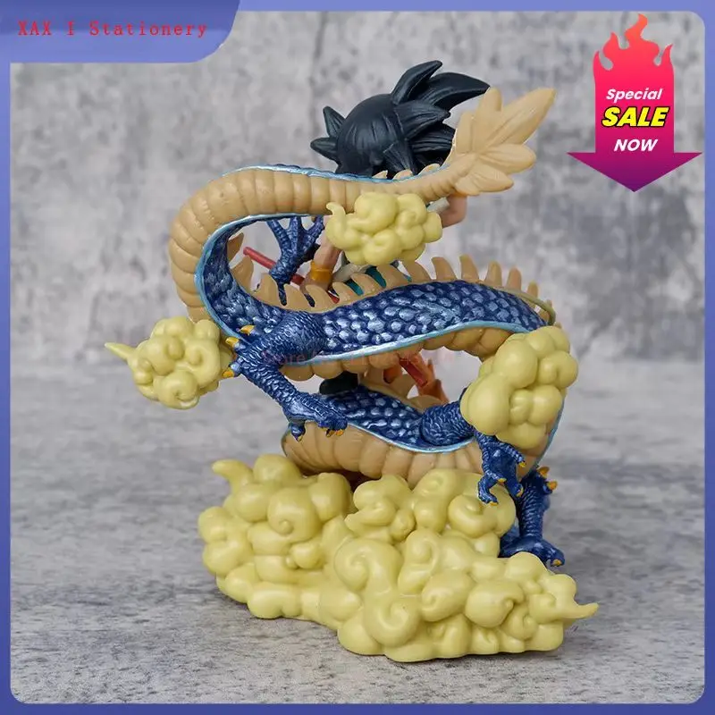 13cm Figurka Anime Dragon Ball Powodzenia Goku Shenron Gt Son Goku Super Saiyan Pvc Figurka Kolekcjonerska Statua Model Zabawki Prezent