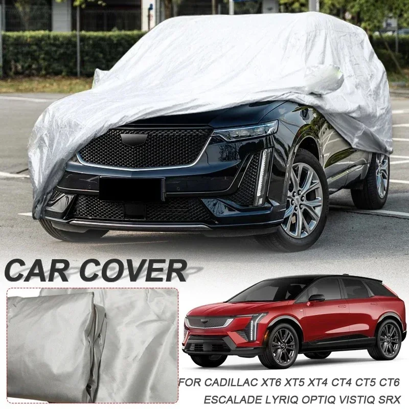 

Car Cover For Cadillac CT4,CT5,CT6,XT4,XT5,XT6,ESCALAD,LYRIQ,OPTIQ,SRX,VISTIQ Dustproof, UV resistant, and waterproof