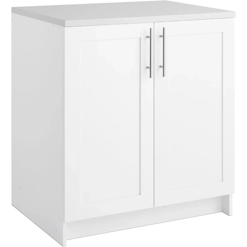 

Elite Panel Doors, White Storage, Base, Bathroom Cabinet With 1 Adjustable Shelf, 24.5" D X 32" W X 36" H