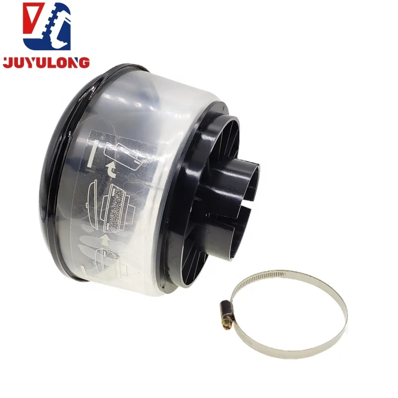 JUYULONG is suitable for Doosan Daewoo DH55for Komatsu 56-7 for Hyundai 60 excavator intake filter cap air prefilter