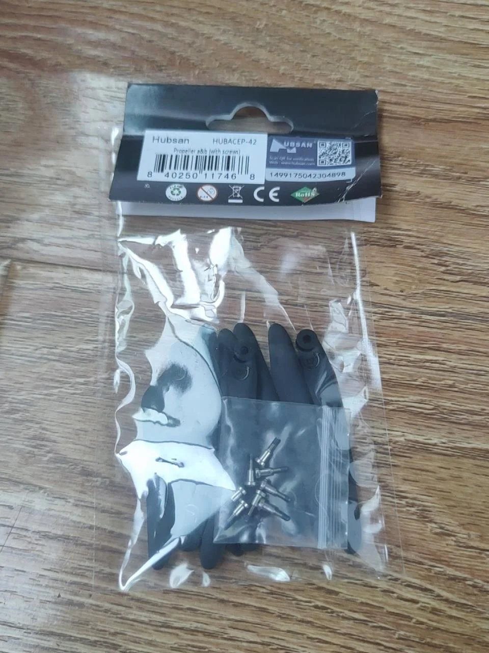 Hubsan ZINO ACE / ACE SE / ACE PRO RC Quadcopter Drone Spare Parts Blade Propeller With Screws ZINO AC-01 / HUBACEP-42