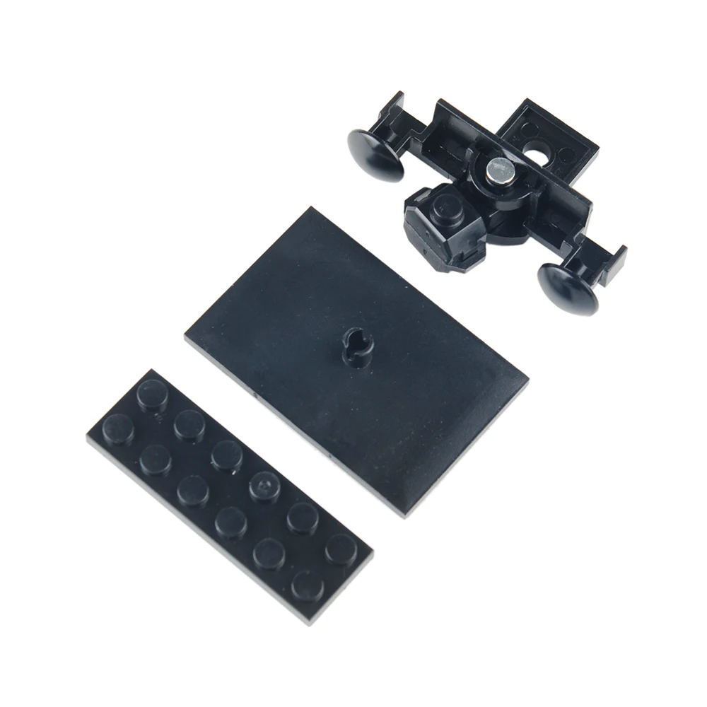 6 unids/set tecnología de montaje de rueda ferroviaria piezas de bloques de construcción DIY juguetes ladrillos MOC accesorios de tren