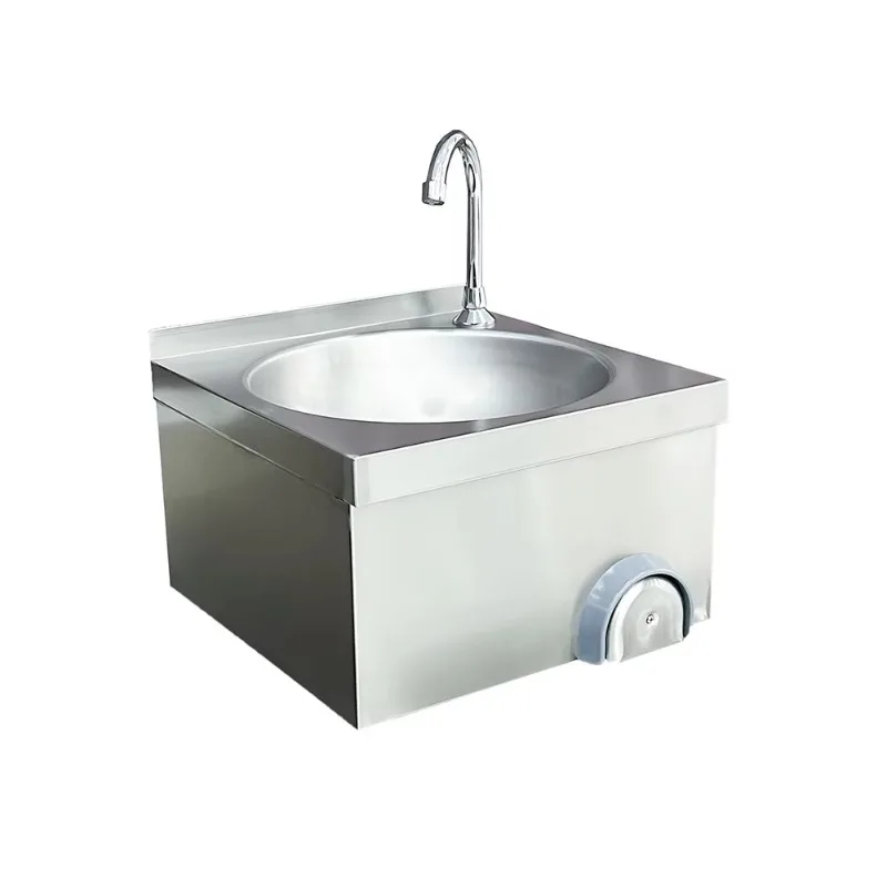 

High quality stainless steel sink push knee wash basin new design restaurant commercial kitchen equipment