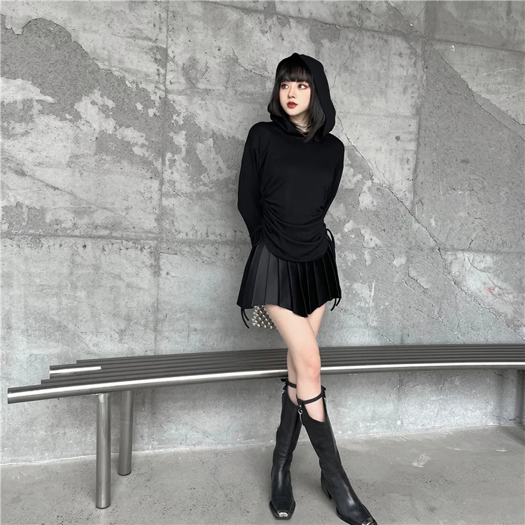 女性用サテンプリーツミニスカート, - AliExpress