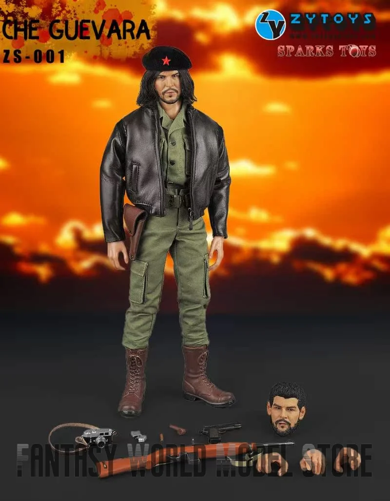 In Stock ZYTOYS x SPARKS TOYS ZS-001 1/6 Scale Cuba Leader Che Guevara Ernesto Guevara 12