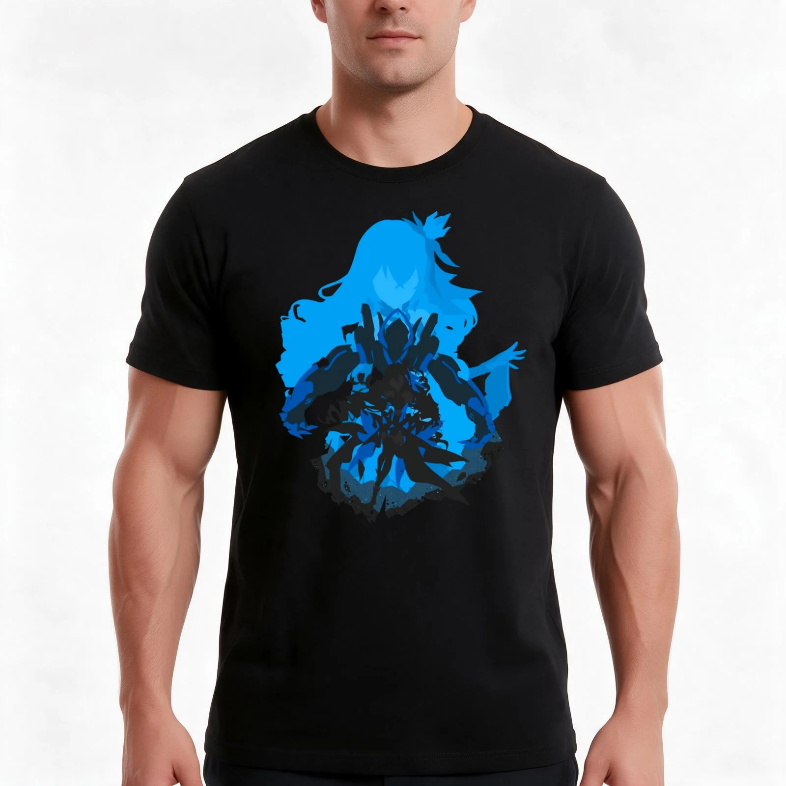 Honkai Impact - Herrscher of Reason T-Shirt Summer Casual Cotton Tee Oversized Streetwear Tops Vintage Graphic Print