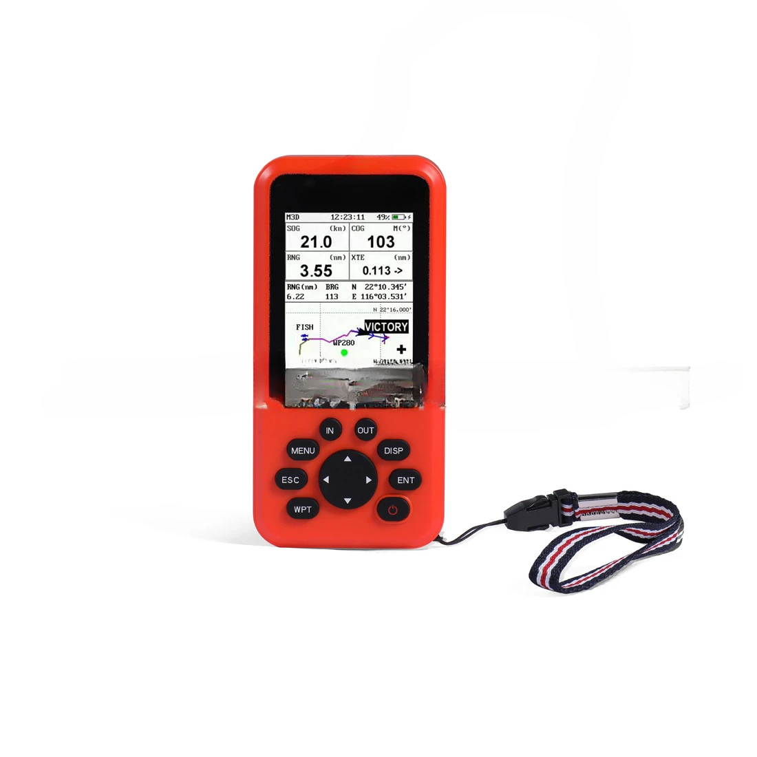 

Outdoor GP-280 Handheld GPS Navigator/Vehicle Marine Receiver, Multiple Nautical Screens