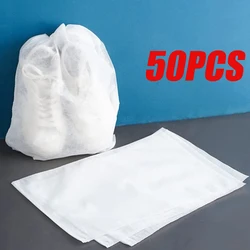 10/50pcs Non-woven Shoes Bag Dustproof Drawstring Travel Anti-yellow Moisture-proof Dust-proof Storage Bag Home Organization